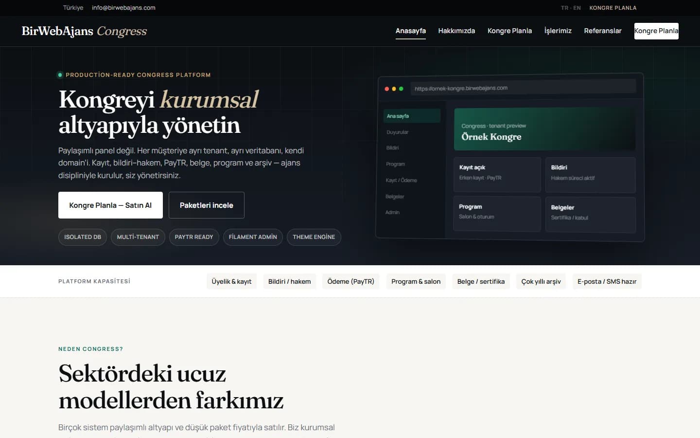 Nova CongressPort — Kongre ve etkinlik yönetim altyapısı